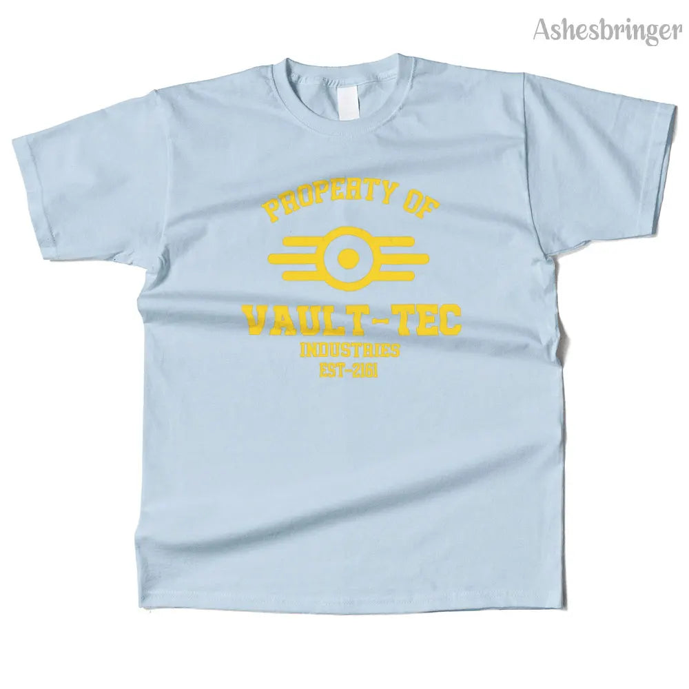 T-Shirt Unisexe Coton Vault-Tec Graphic Streetwear Casual – Tee Gaming Fallout Fan Art Homme & Femme | Mode Geek Pop Culture