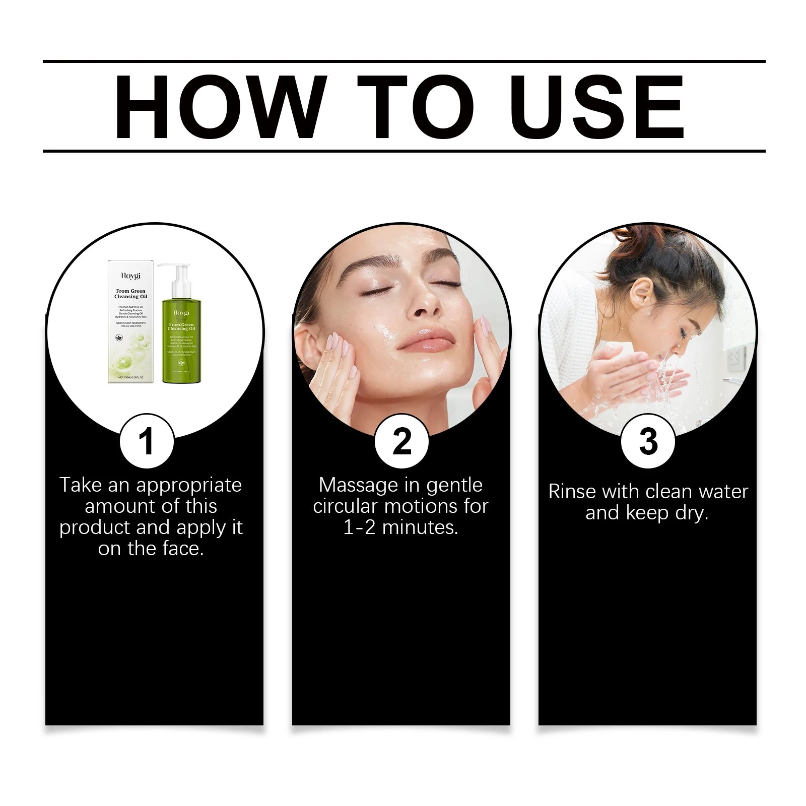 Huile Démaquillante Douce Nettoyage Profond – Anti-Points Noirs & Exfoliante | Soin Visage Femme