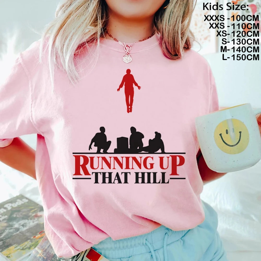 T-Shirt Enfant Imprimé Stranger Things Demogorgon – Manches Courtes Ample Casual | Fille & Garçon