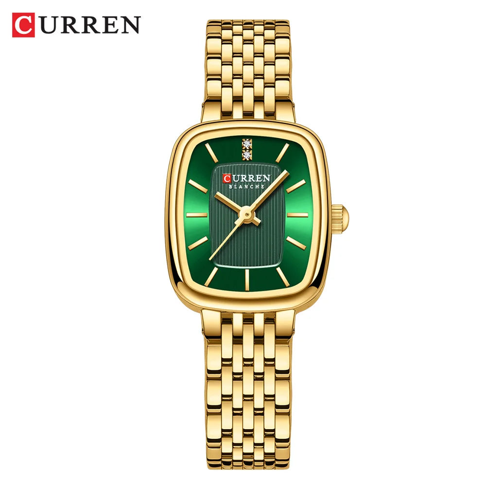 Montre Femme CURREN Dress Fashion Quartz – Bracelet Acier Simple Élégante Intemporelle