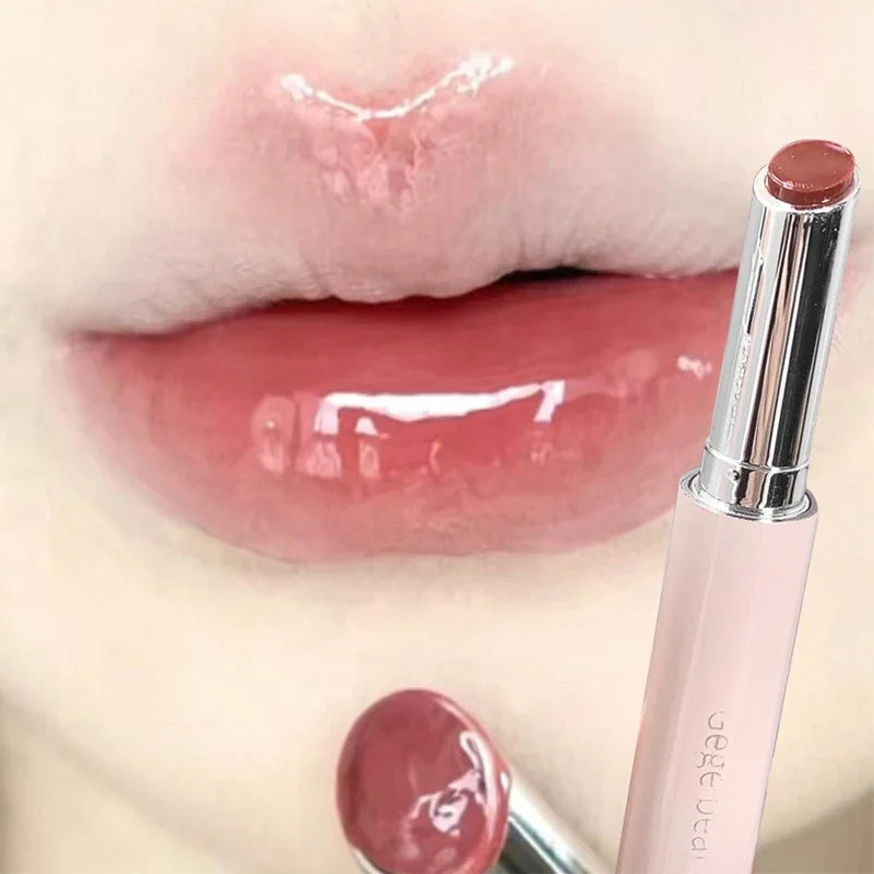 Gloss Jelly 6 Couleurs Miroir Hydratant – Rouge à Lèvres Solide Brillant Teinture Maquillage