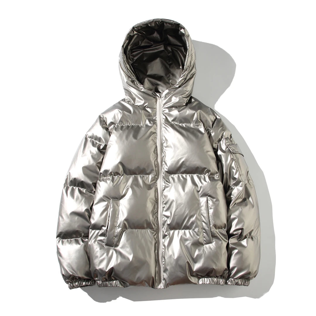 Parka Hiver Homme Harajuku Zip Capuche 2024 – Manteau Chaud Coupe-Vent Casual