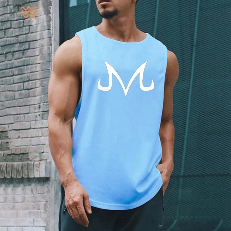 Débardeur Sport Homme Sans Manches Imprimé – Séchage Rapide & Respirant | Gym, Basketball & Fitness | Tank Top Été