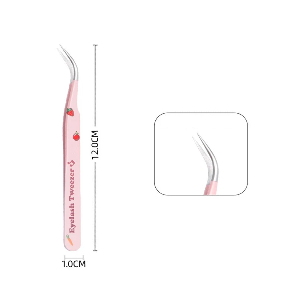 Pinces Extension Cils Inox – Outil Pose Cils & Nail Art | Ramasse-Strass