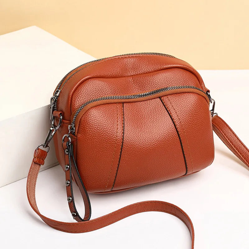 Sac à Main Femme Cuir Luxe – Pochette Bandoulière Élégante Mode Tendance