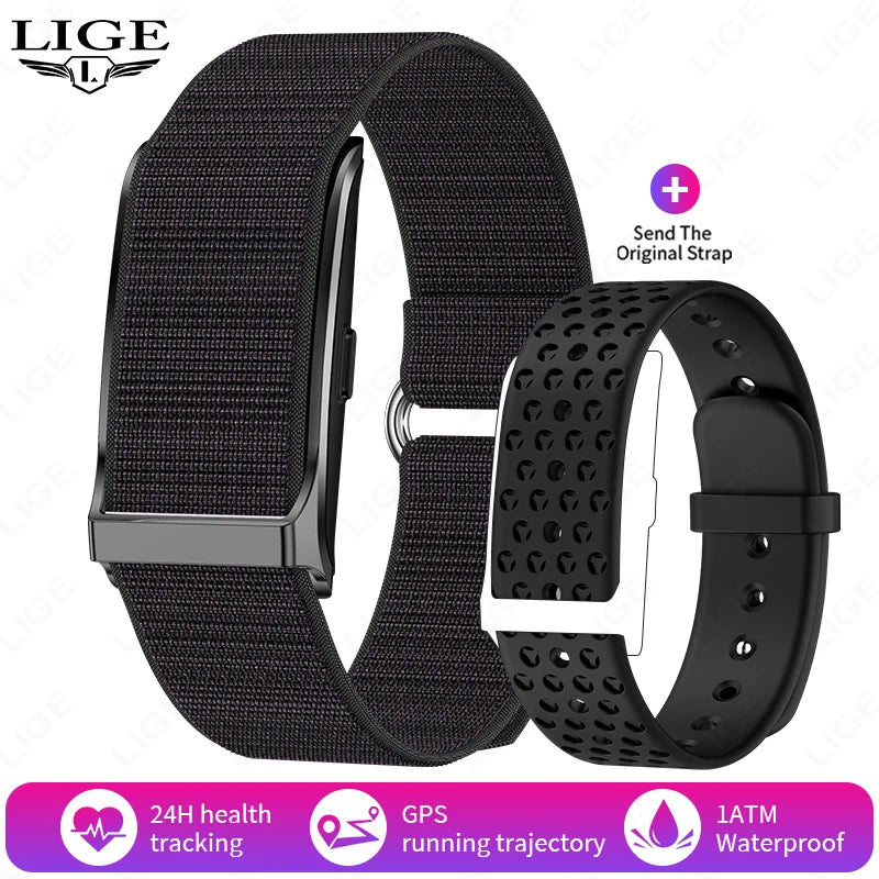 Bracelet Connecté Sport & Santé – Suivi Continu 24h/24 | Sommeil, Stress & Multi-Sport | Monitoring Santé Automatique