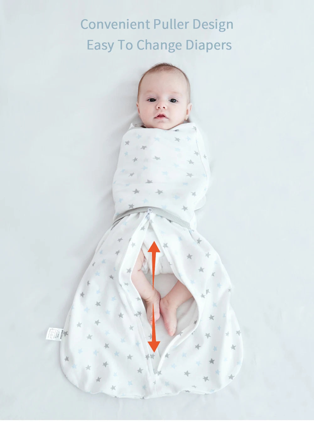 Gigoteuse Emmaillotage Bébé Anti-Sursaut – Couverture Swaddle Légère Toutes Saisons Nouveau-Né