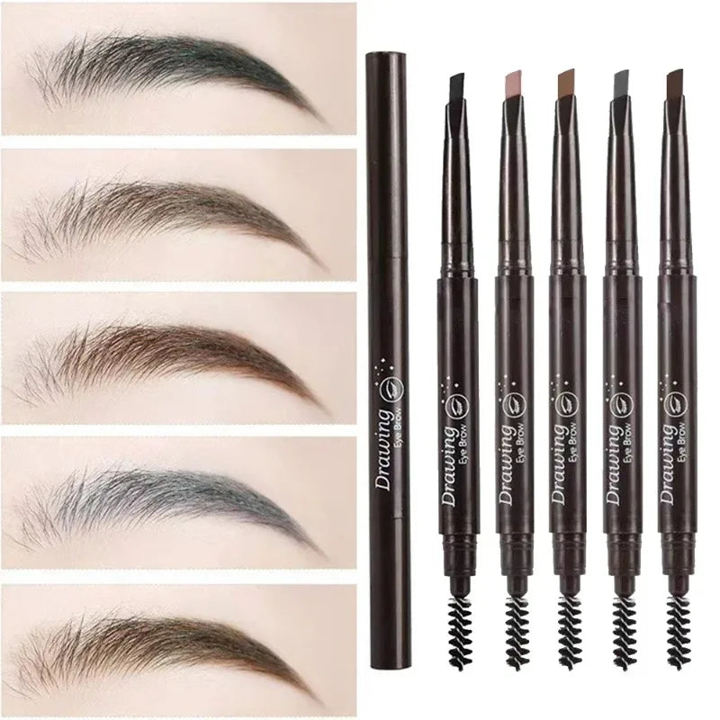 Crayon Sourcils Double Embout – Ultra-Fin Waterproof Longue Tenue | Maquillage Professionnel