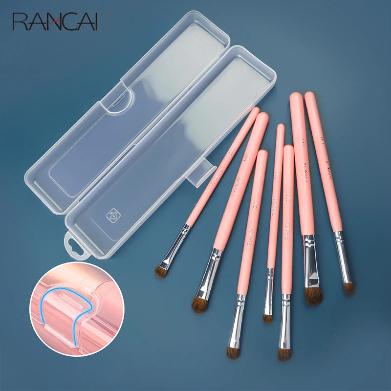 Boîte Rangement Pinceaux Maquillage Transparente Portable – Étui Organisateur Crayons & Accessoires Beauté avec Couvercle