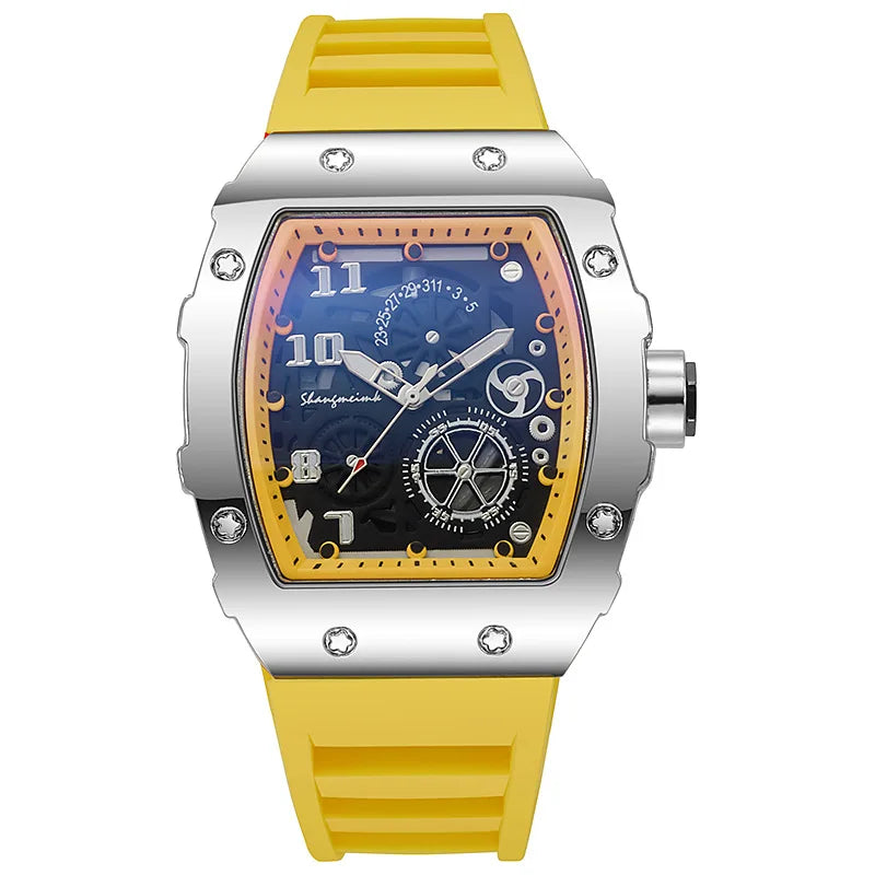 Montre Mixte Silicone Jelly Quartz Fashion Luxe – Casual Tendance Idée Cadeau Homme & Femme