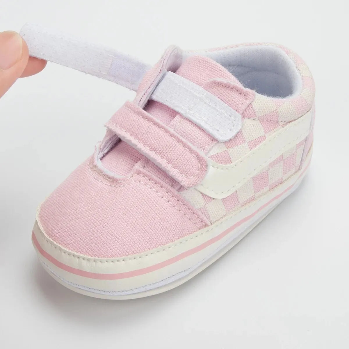 Chaussures Bébé Toile Unisexe Semelle Antidérapante – Sneakers Premiers Pas Garçon Fille Casual