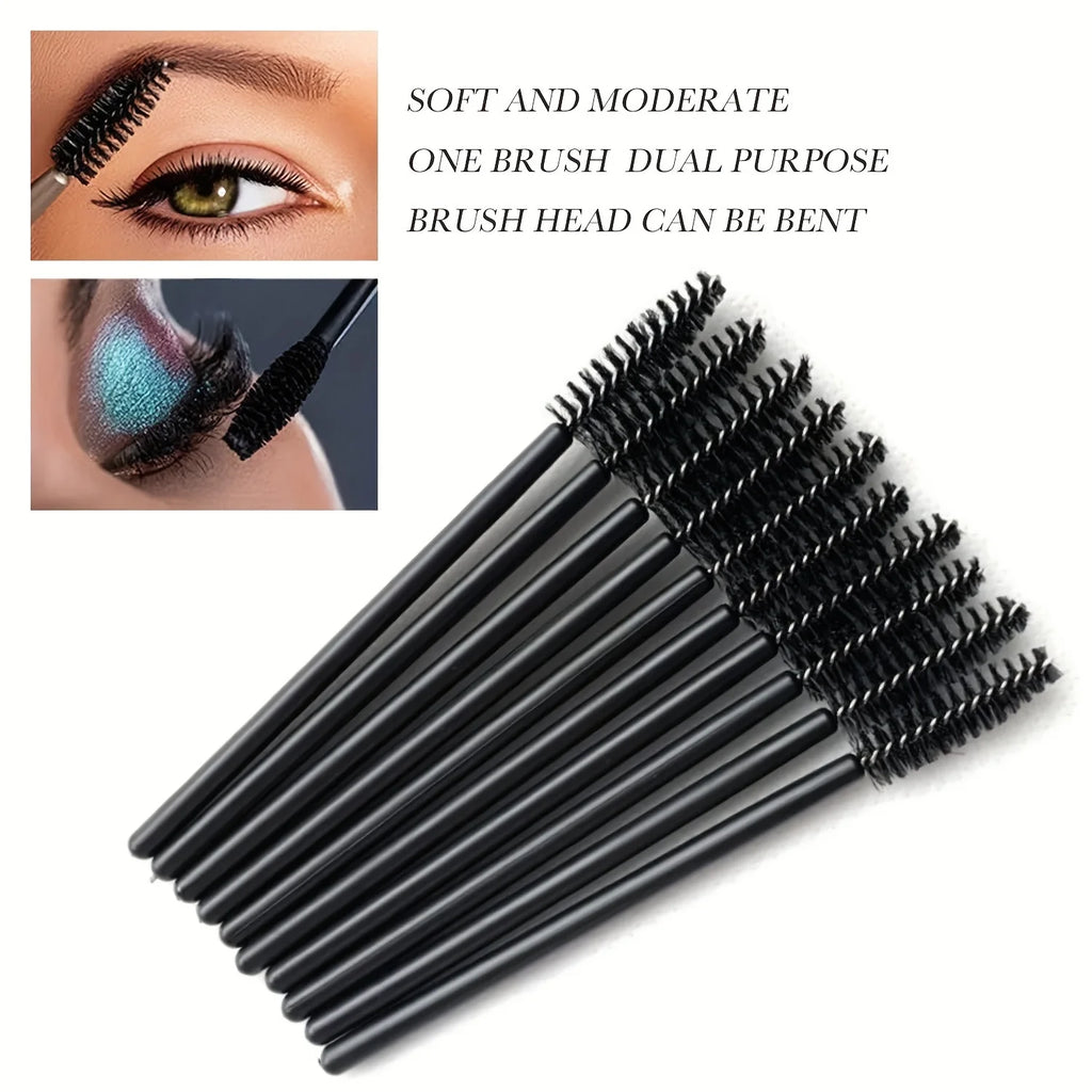 Brosses Jetables Cils & Sourcils – Lot 50 Pcs | Applicateurs Mascara & Extension