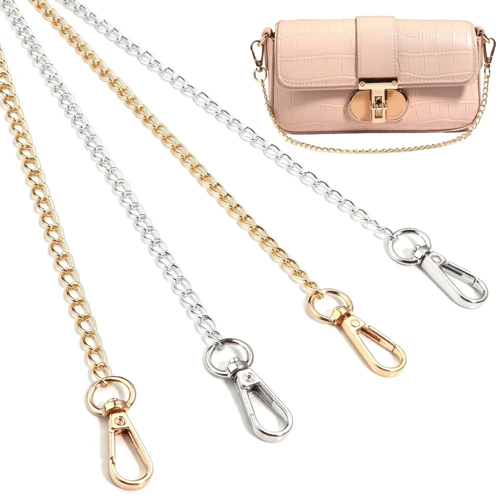 Chaîne de Remplacement Sac Femme Aluminium – Bandoulière Métal 20/40/80/120cm Crossbody