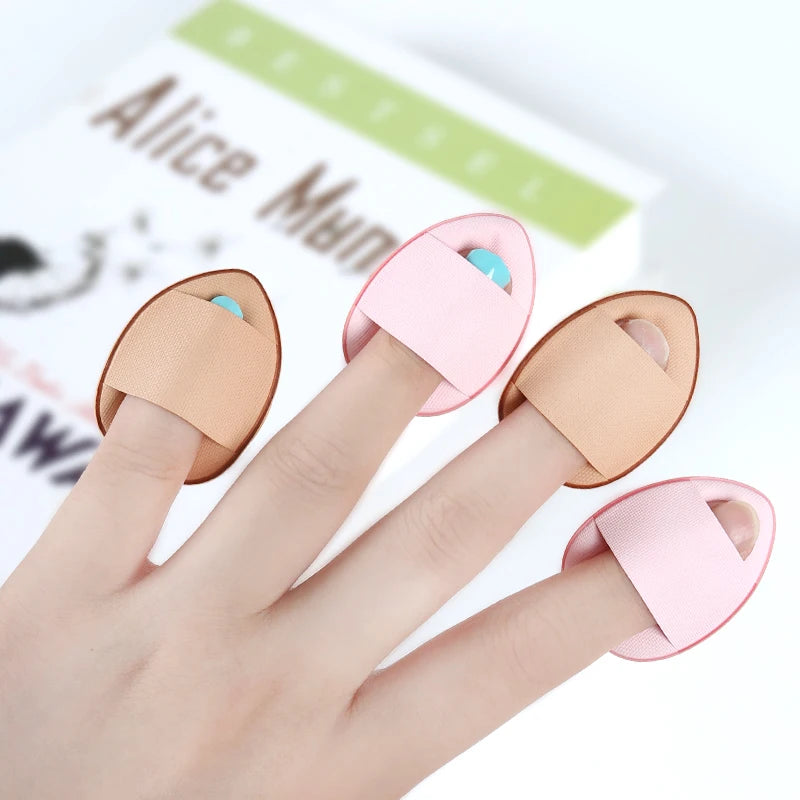 Mini Éponges Doigt Puff Maquillage – Lot 50 ou 100 Pcs | Fond de Teint & Correcteur Air Cushion Sec & Humide