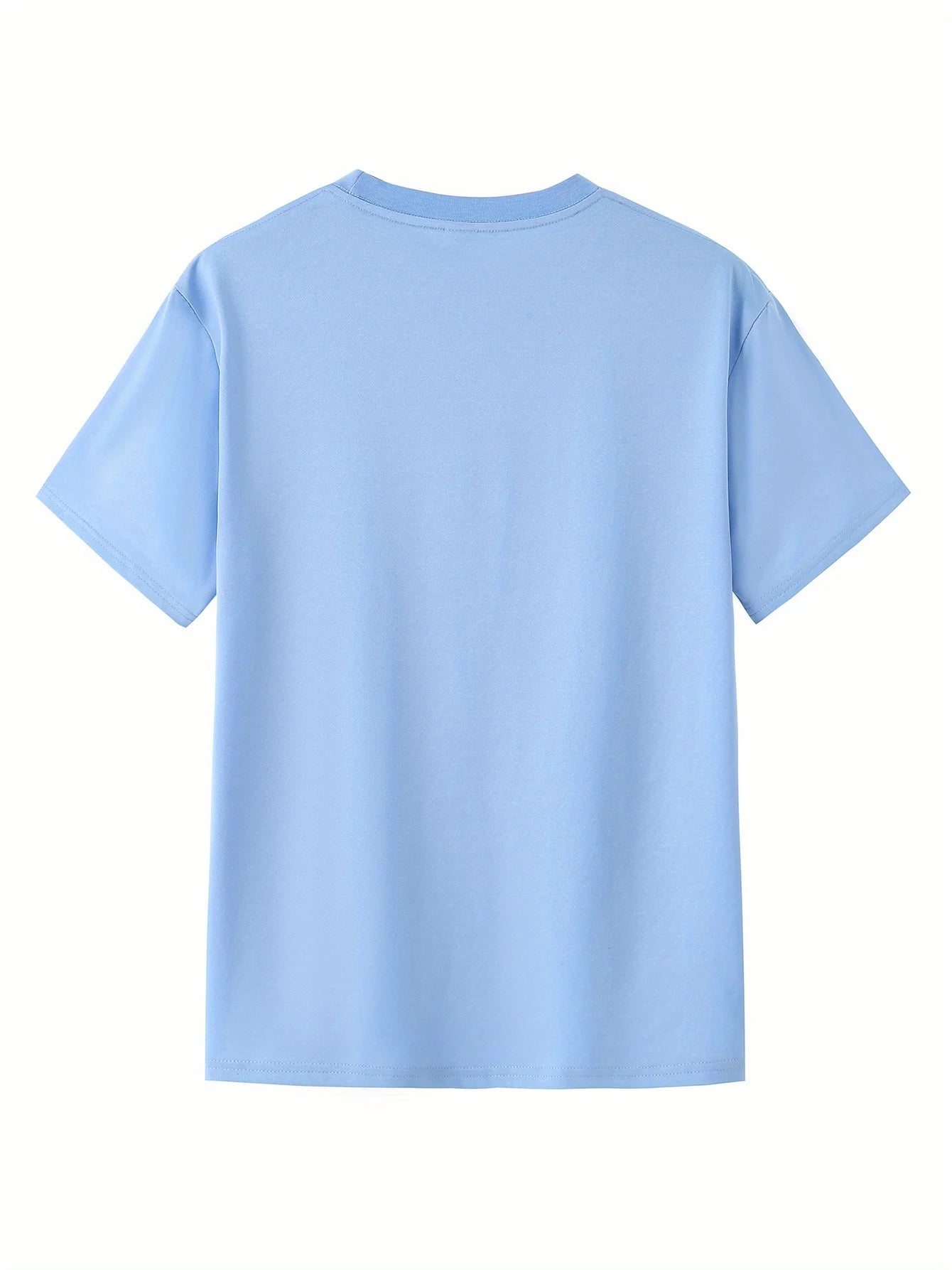 T-Shirt Homme 100% Coton Pur Imprimé Croix Créatif Loose Grande Taille Col Rond Manches Courtes Sport Casual Été Confortable | Mode Homme Tendance