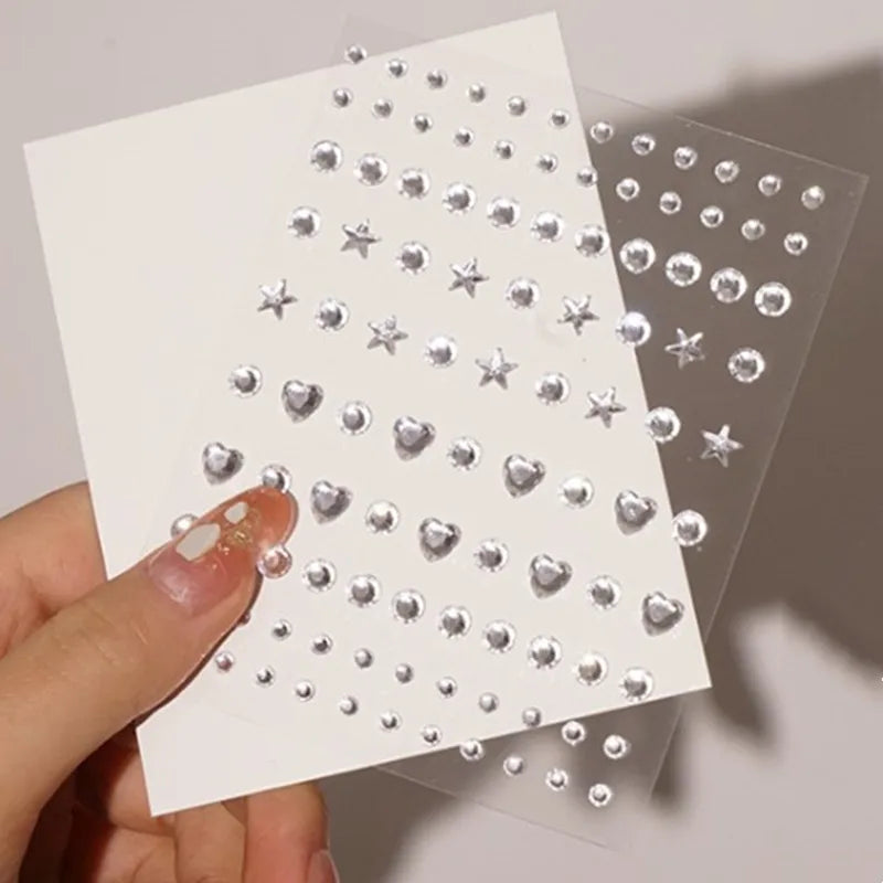 Stickers Strass Visage Jetables – Diamants Acryliques Crystal Larme & Yeux | Maquillage Scène & Festival