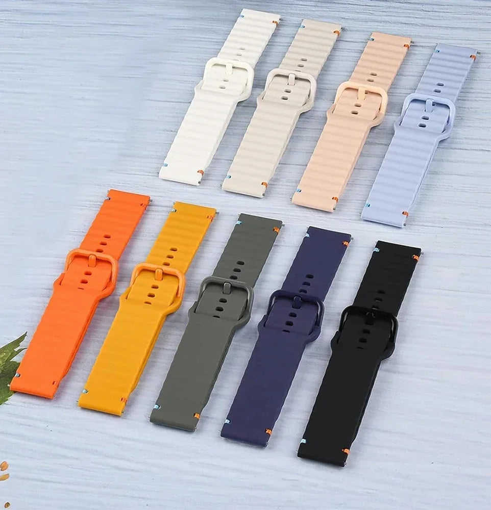 22mm Silikonarmband Xiaomi Watch 2 Pro S4 S3 S2 S1 Active Mi Watch Color 2 – Sportwelle