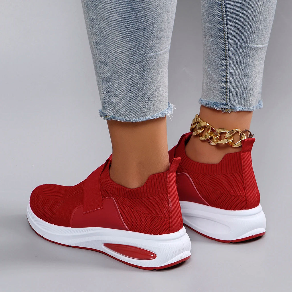 Chaussures Sport Flat Légères Non-Slip Femme – Respirantes Résistantes Casual Printemps