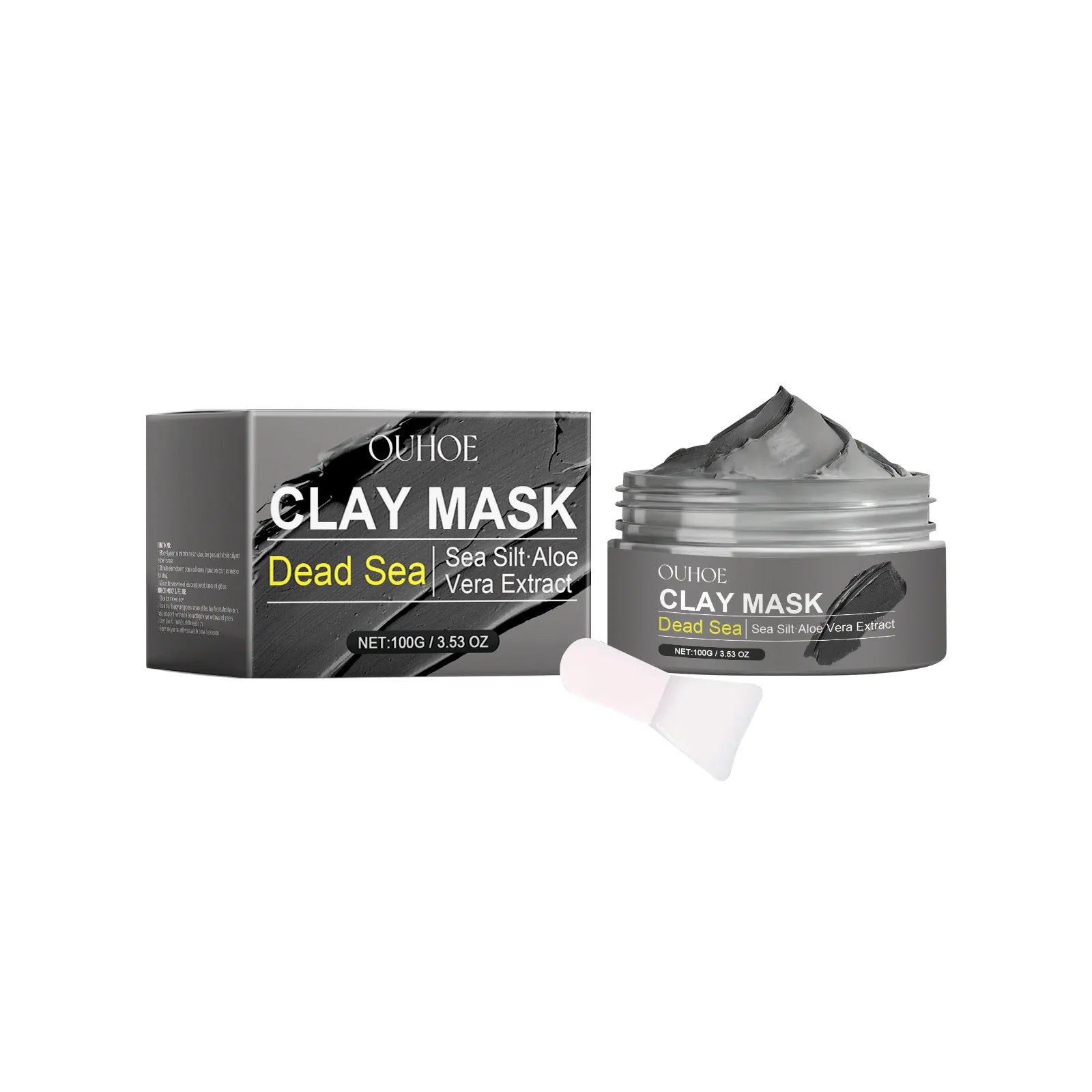 Masque Visage Boue Mer Morte – Purifiant, Éclaircissant & Anti-Points Noirs | Contrôle Sebéum & Réparation Peau