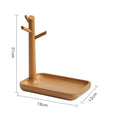 Holzregal Ast Natur Tassen & Schmuck – Büro-Organizer Tablett Home Deko