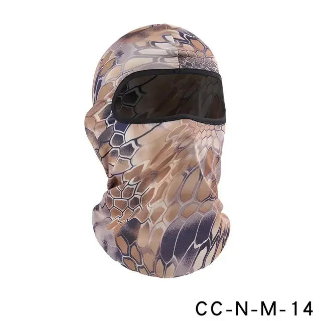 Cagoule Anti-UV Visage Complet - Moto, Vélo, Randonnée & Ski