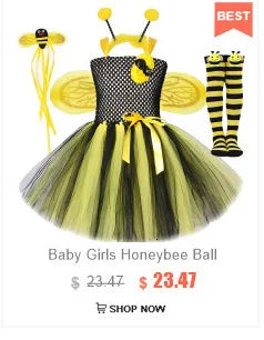 Déguisement Diablesse Rouge Fille – Robe Tutu Demon avec Ailes Cornes Trident Halloween Carnaval