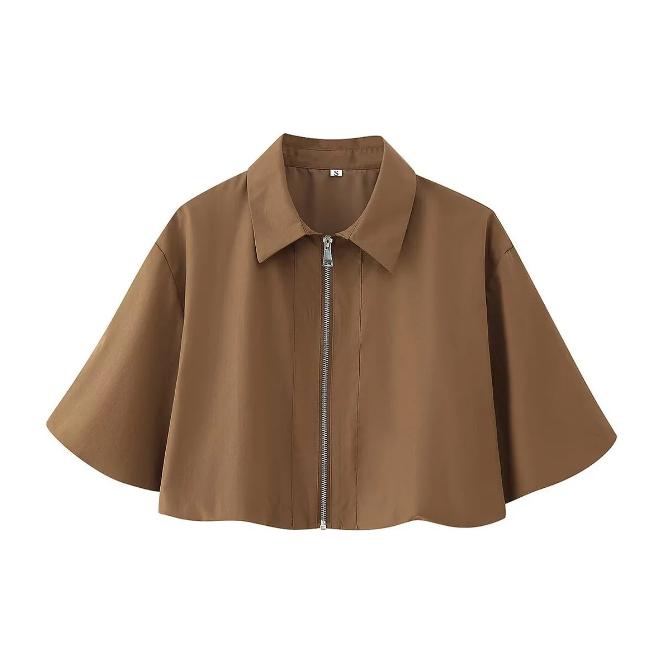 Ensemble 2 Pièces Femme - Veste Courte Zippée & Jupe Plissée Fleurie Taille Haute | Automne