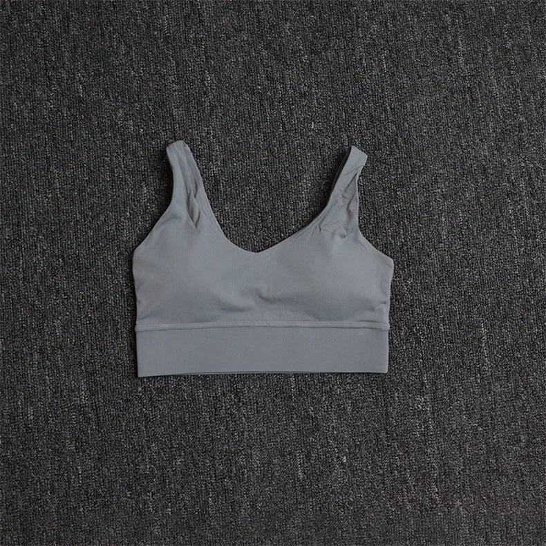 Brassière Sport Femme Dos Nu Sexy – Anti-Choc, Sans Manches | Yoga, Running & Gym | Top Fitness Gainant & Respirant