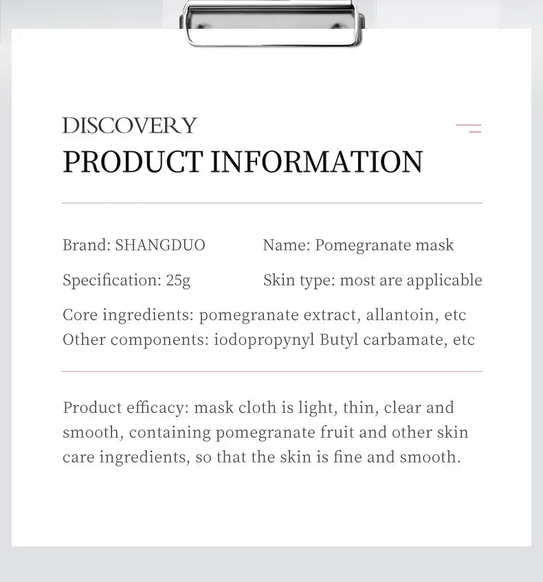 Set 8 Masques Visage Naturels - Hydratation & Fermeté K-Beauty