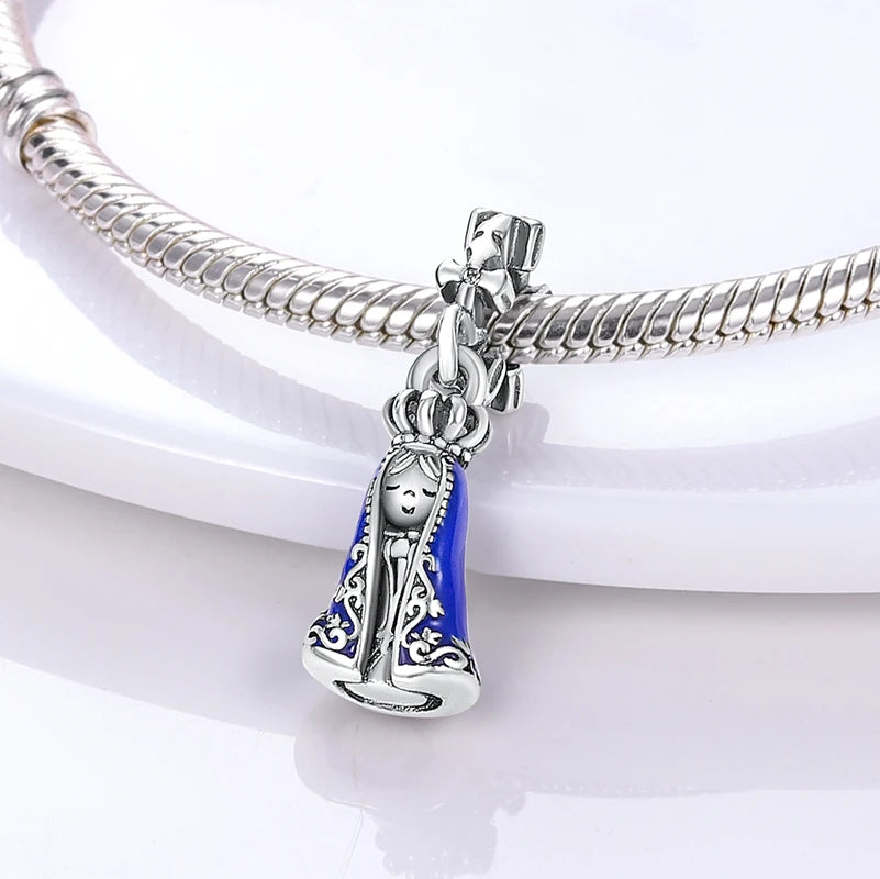 Charm Argent 925 Pendentif Croix, Ange, Pyramide & Pharaon – Breloque Spirituelle & Symbolique DIY | Compatible Bracelet Original | Bijou Personnalisé