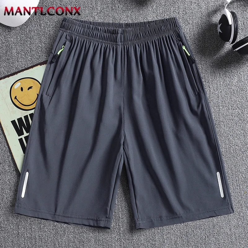 Short Homme Plage Sport Séchage Rapide Uni – Jogging Running Poches Zip Léger Loose Été | Mode Homme Outdoor Natation