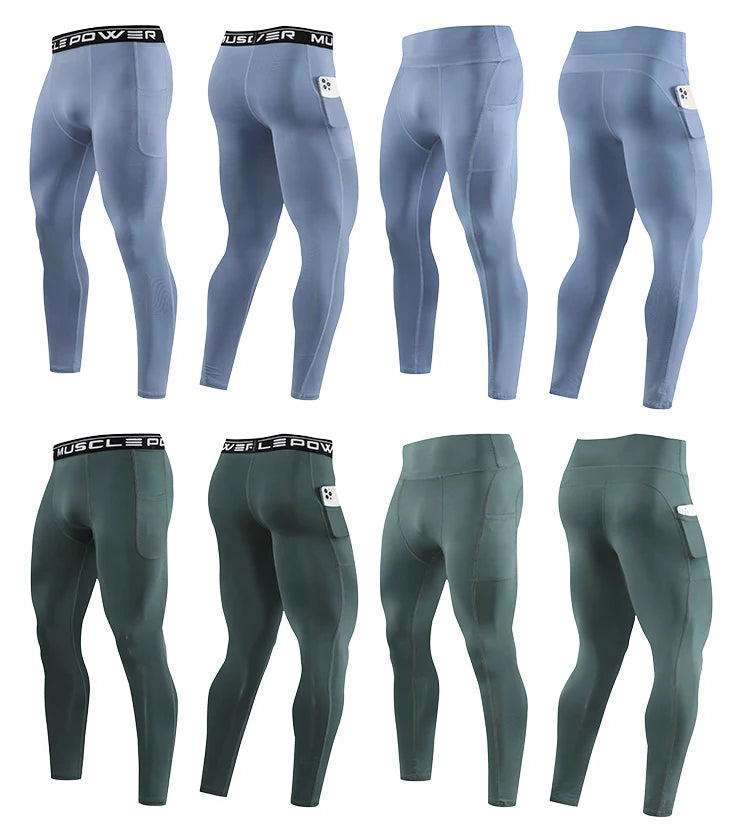 Herren Kompressionsleggings Gym Fitness Laufen Yoga Jogging Skinny Dry Fit Eng Anliegende Sporthose Bequem Leistungsstark Zeitlos – Premium Kompressionsleggings Gym Fitness Laufen Yoga Dry Fit | Herren Sport Kompressionsmode Premium