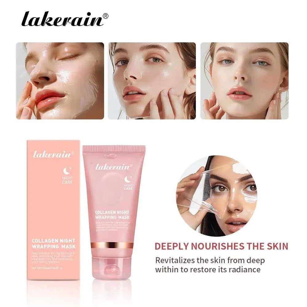 Kollagen Peel-Off-Maske - Tiefenhydratation & Festigkeit Nachtpflege