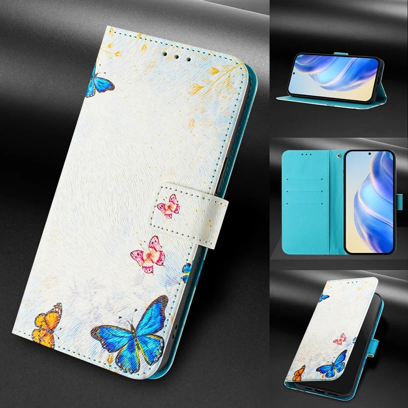 Coque Portefeuille OPPO A5 Pro 5G – Flip Case Cartoon Peint Fantaisie CPH2695