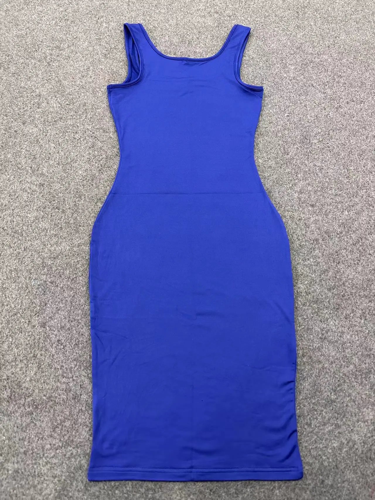 Robe Midi Sans Manches Sexy Grande Taille - Style Été Européen & Américain