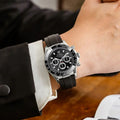 Montre Homme Luxe Légère Quartz Bracelet Silicone – Étanche Multifonction Business & Quotidien