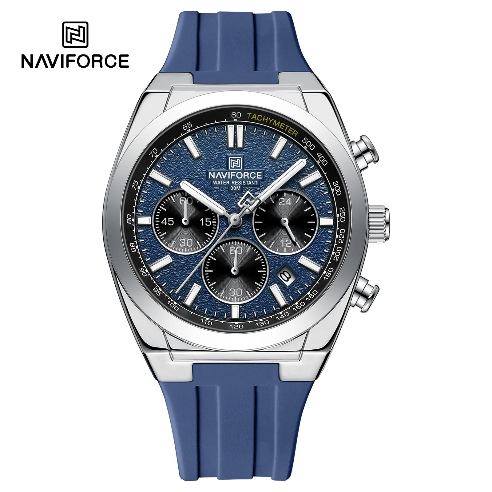 Montre Homme Naviforce 8080 Chronographe Multifonction 2025 – Sport Militaire Luxe Quartz