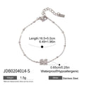 Damenarmband Buchstabe "M" Zirkon & Edelstahl 18K vergoldet – Elegantes & vielseitiges Schmuckstück | Personalisiertes Geschenk | Zora