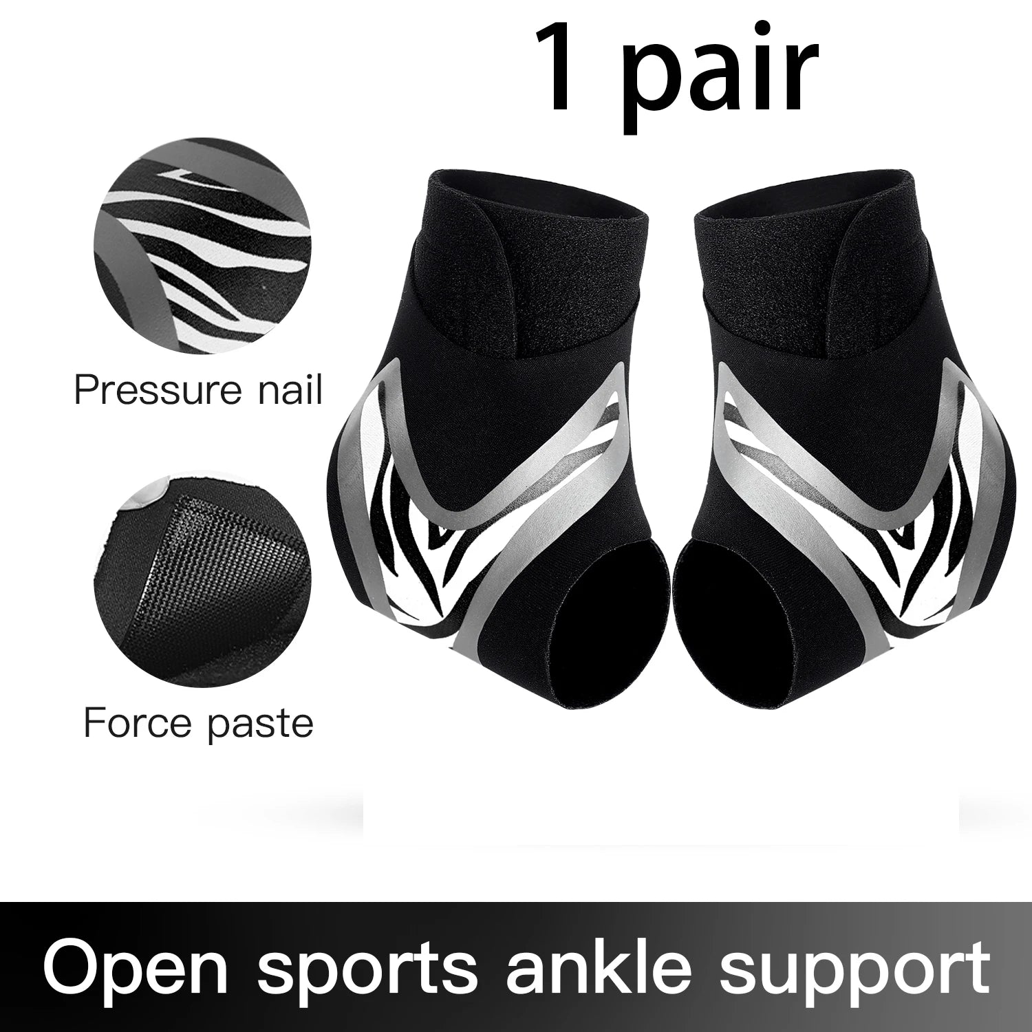 Chevillieres de Sport Réglables – Lot de 2 | Maintien & Protection Cheville | Élastique Respirant Anti-Entorse | Fitness & Running