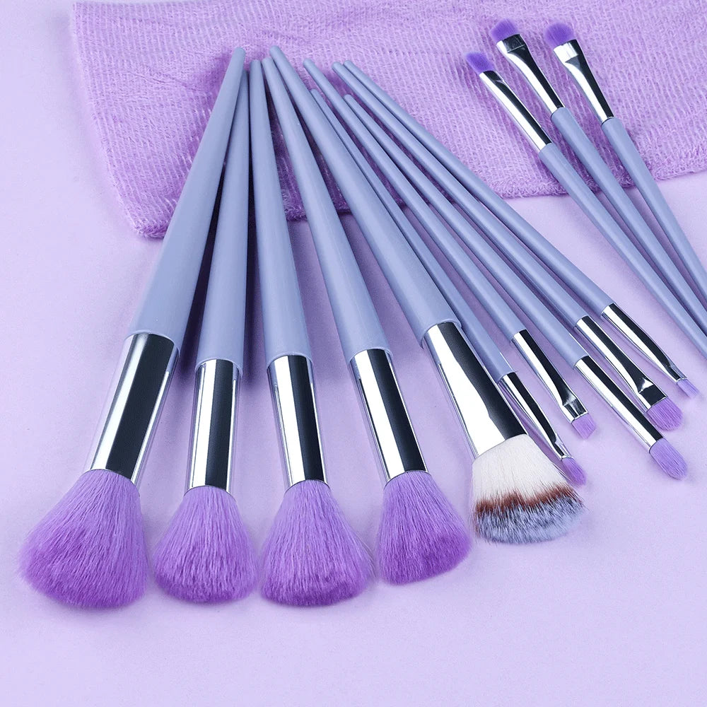 Set de Pinceaux Maquillage 13 Pièces - Synthétiques Premium