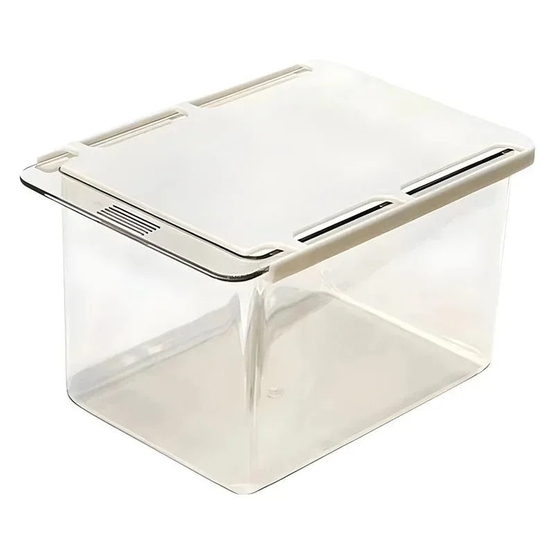 Boîte Rangement Cotons-Tiges Tiroir Transparent – Distributeur Salle de Bain | Sous Miroir