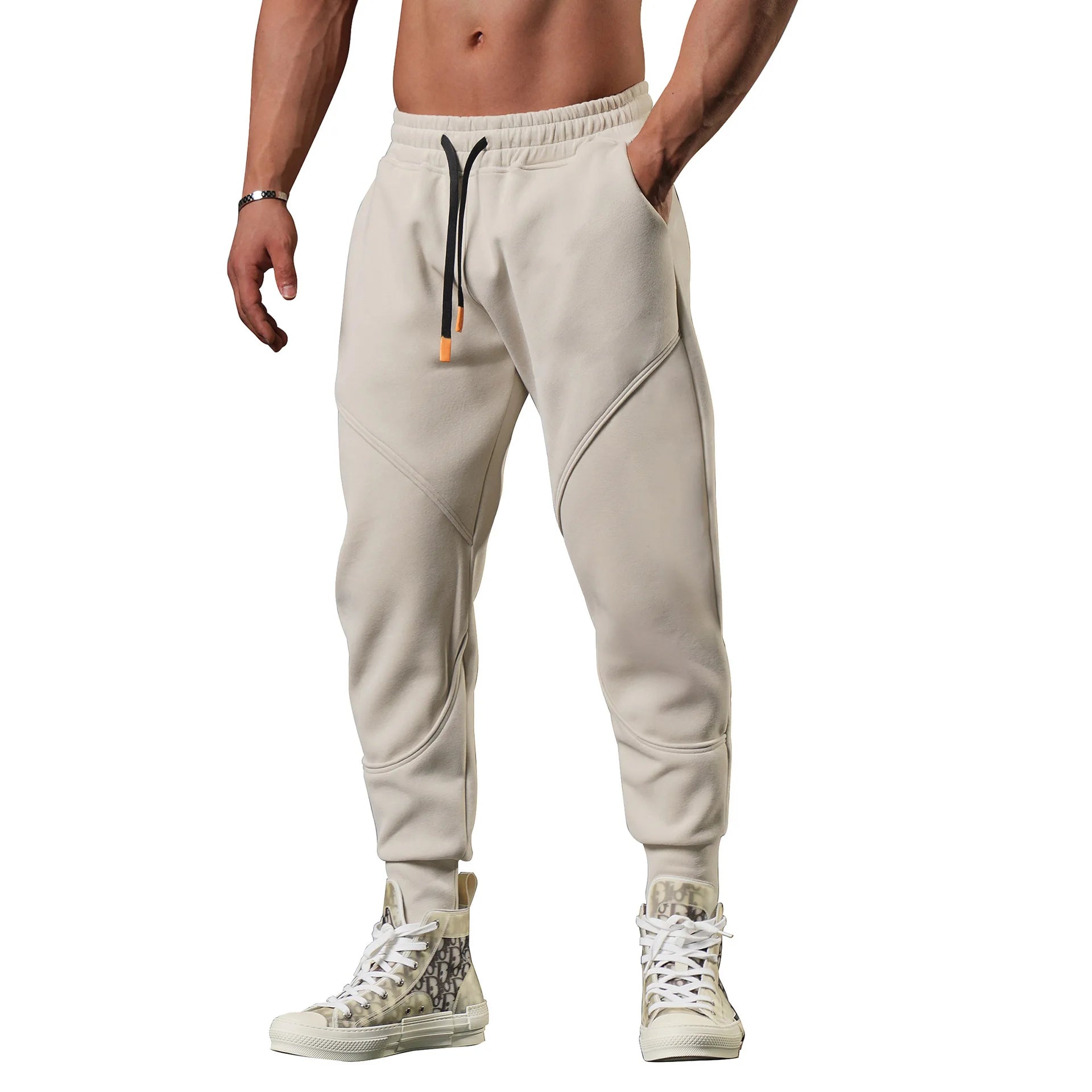 Jogging Homme Sport Casual Hiver Loose Épais Outdoor Running Bas Resserre Sweatpants Gym Basketball Entraînement – Pantalon Survêtement Chaud Streetwear | Mode Homme Sport Premium