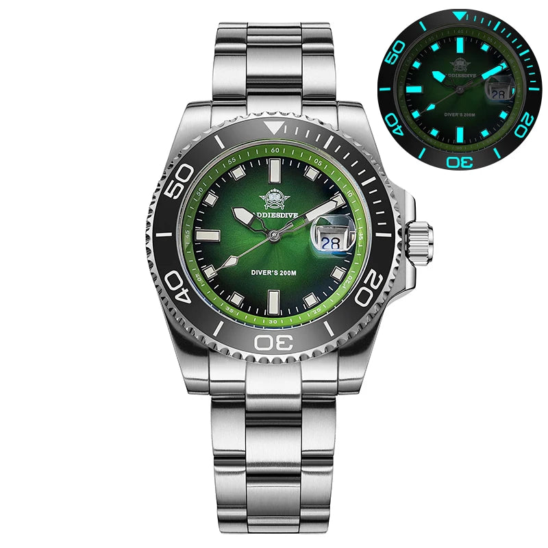 Montre Homme ADDIESDIVE AD2089 Quartz 2025 – Super Lumineuse Étanche 200M Silicone Luxe