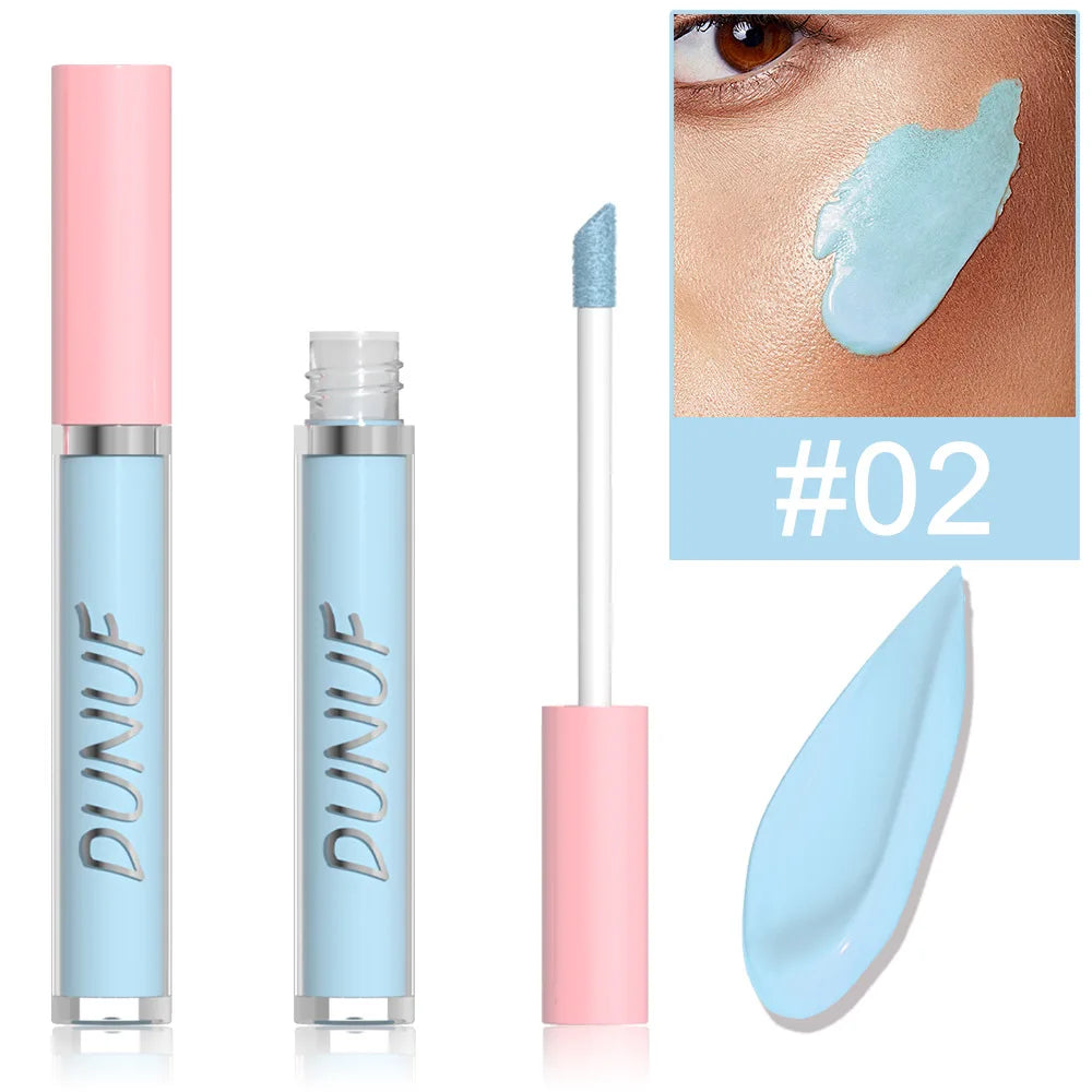 Correcteur Liquide Waterproof – Couvrance Totale Acné & Cernes | Vert, Jaune, Bleu
