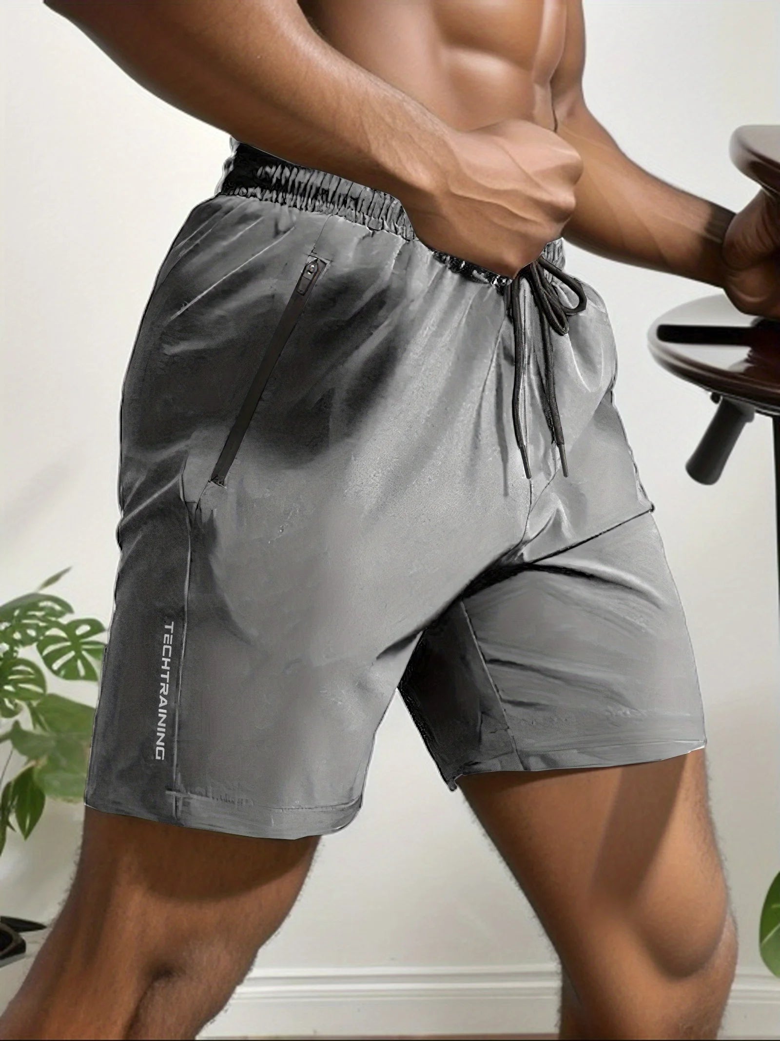 Short Homme Sport Séchage Rapide Respirant Gym Workout Running Cyclisme Cordon Taille Été Léger Confortable | Short Sport Séchage Rapide Premium