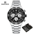 Montre Homme Naviforce Business Classique Quartz – Acier Inoxydable Étanche Fashion 2024