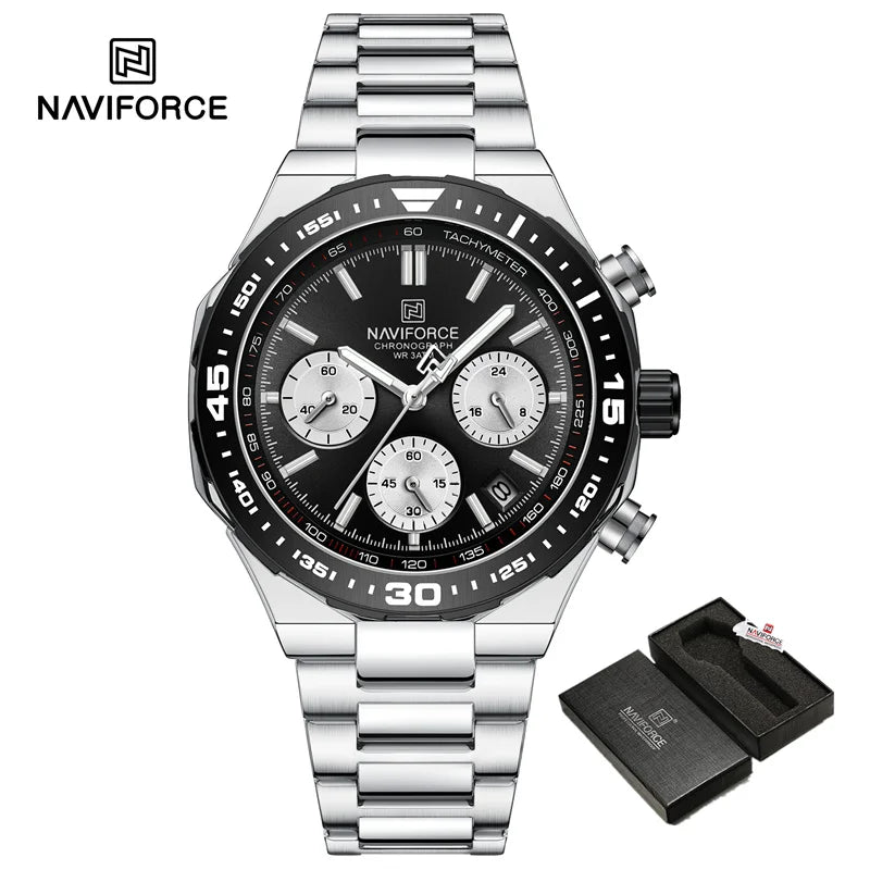 Montre Homme Naviforce Business Classique Quartz – Acier Inoxydable Étanche Fashion 2024
