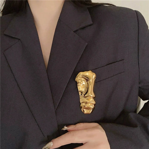 Broche Fleur Métal Style Punk & Fashion – Accessoire Veste, Costume & Manteau | Idée Cadeau Tendance Unisexe