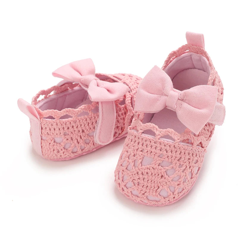 Chaussures Bébé Fille Rose Semelle Souple – Ballerines Légères Confortables Premiers Pas Casual