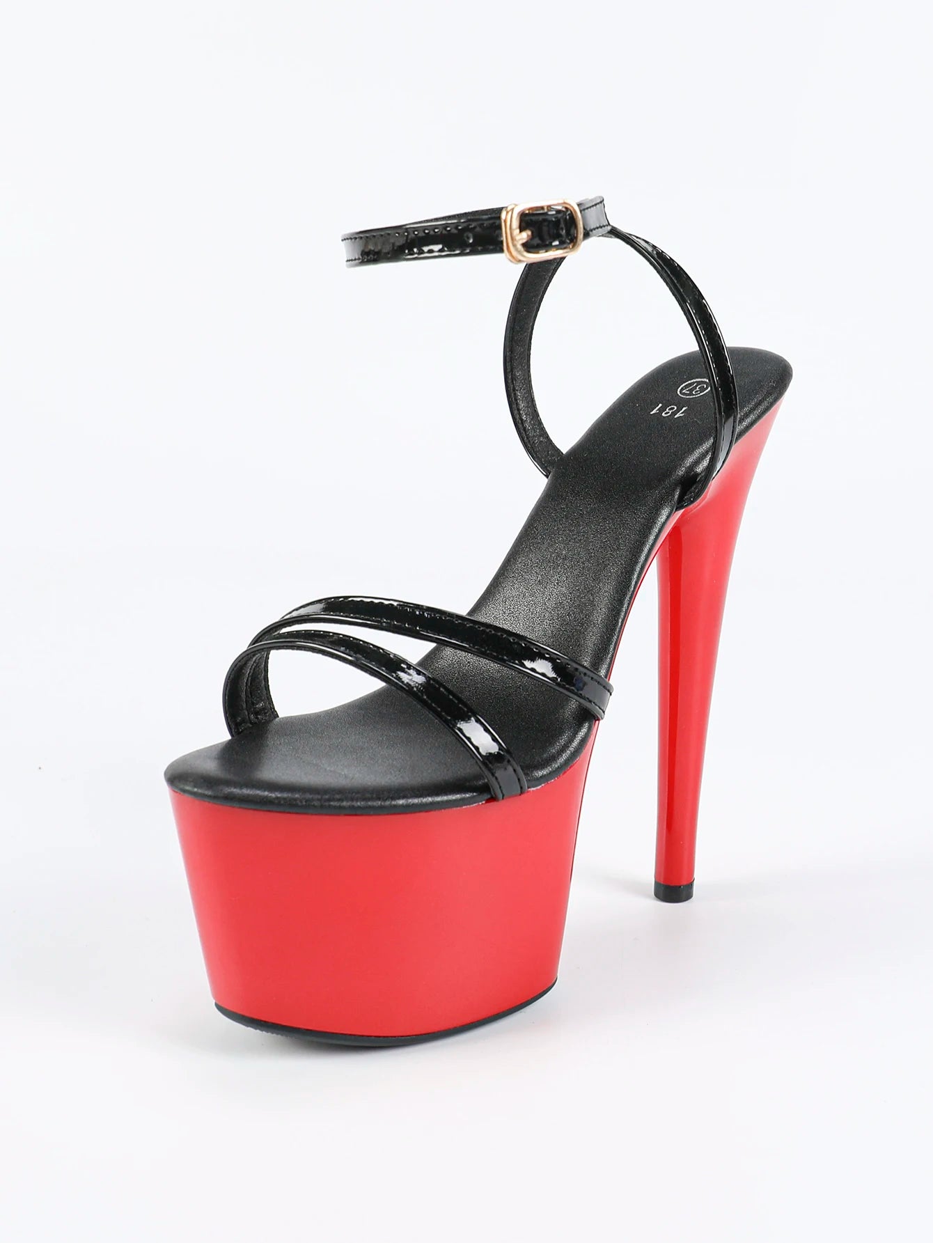 Escarpins Catwalk 17CM Stiletto Ankle Strap Femme 2025 – Nightclub Semelle Épaisse Été
